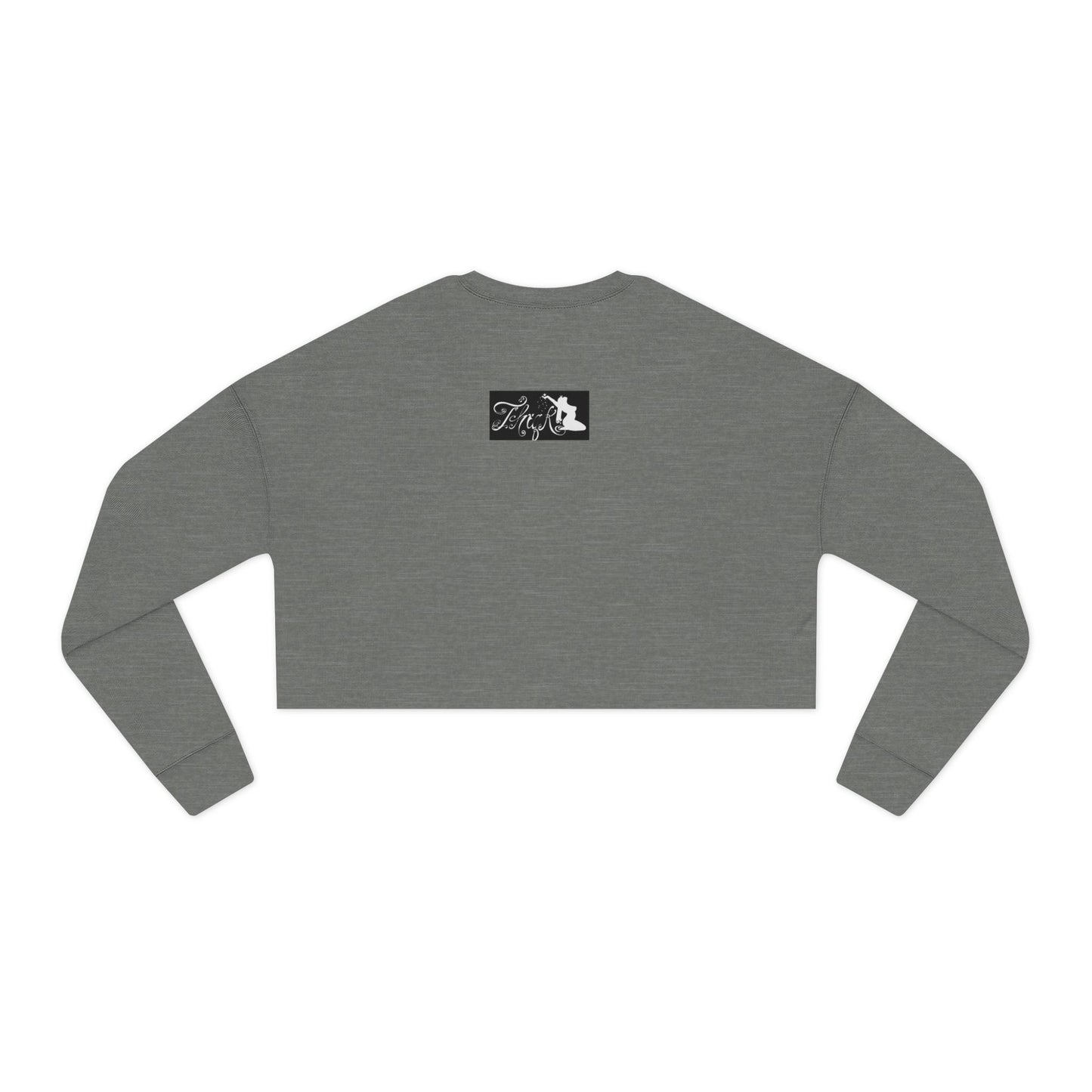 Thiqk Cropped Sweatshirt - Perfect for Queens - Cozy Fashion for Confident Women