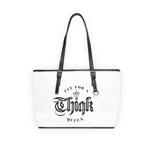 Elegant PU Leather Shoulder Bag - "Fit For A Queen" - Stylish Tote for Every Occasion