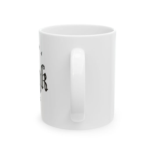 Fit for a Queen Ceramic Mug - Stylish Figure Design - Perfect Gift for Strong Women