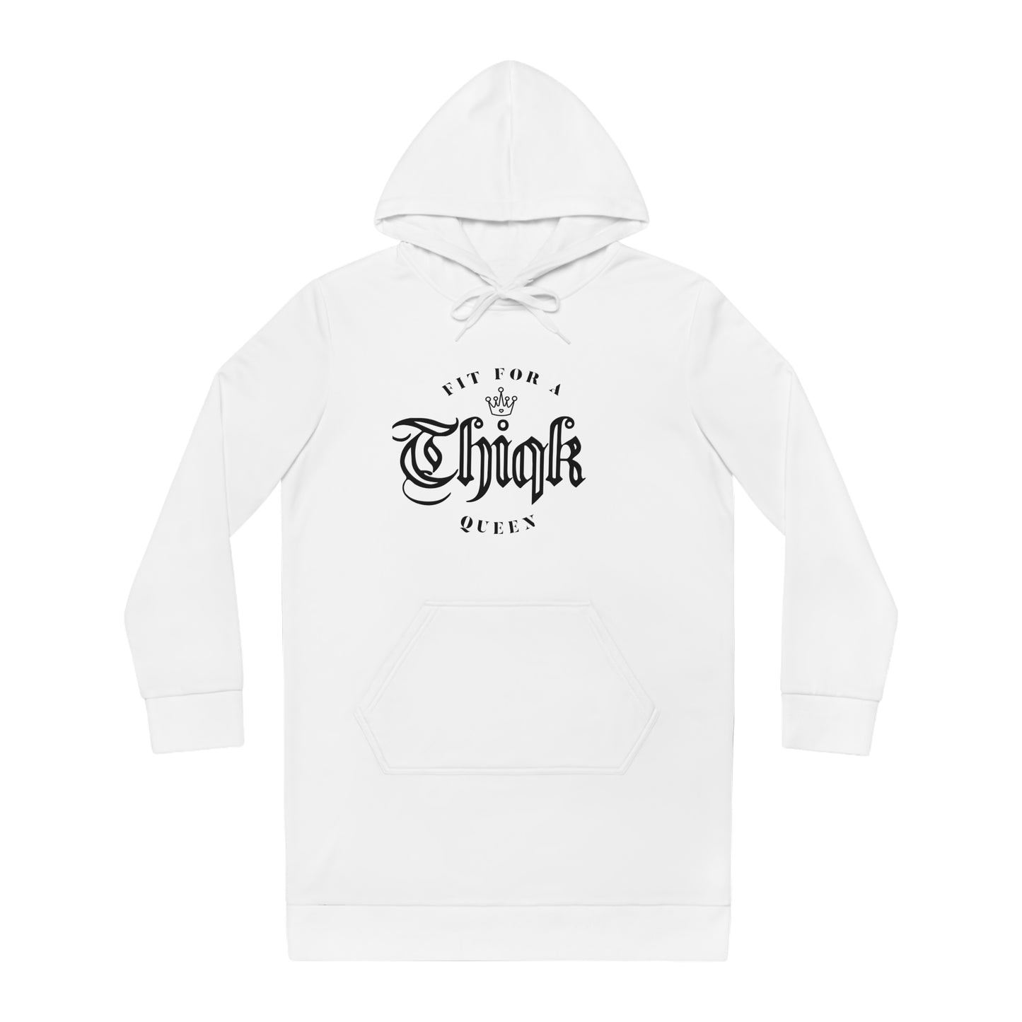 Thiqk's Chic Women's Hoodie Dress, Stylish Casual Wear, Perfect for Cozy Days, Gift for Fashion Lovers, Unique Streetwear, Fit for a Queen