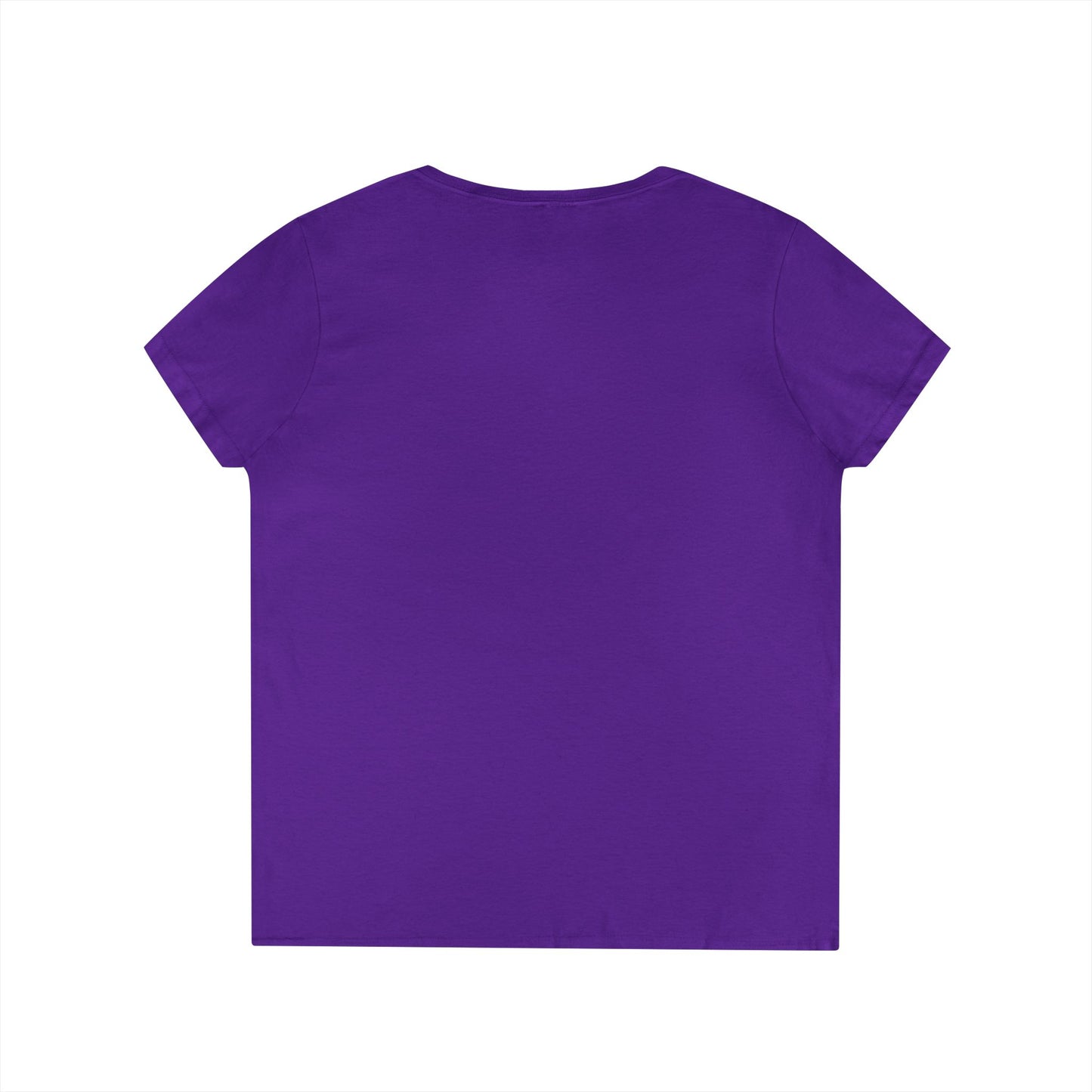 Thiqk's Fit for a Queen Ladies' V-Neck T-Shirt - Empowering Graphic Tee
