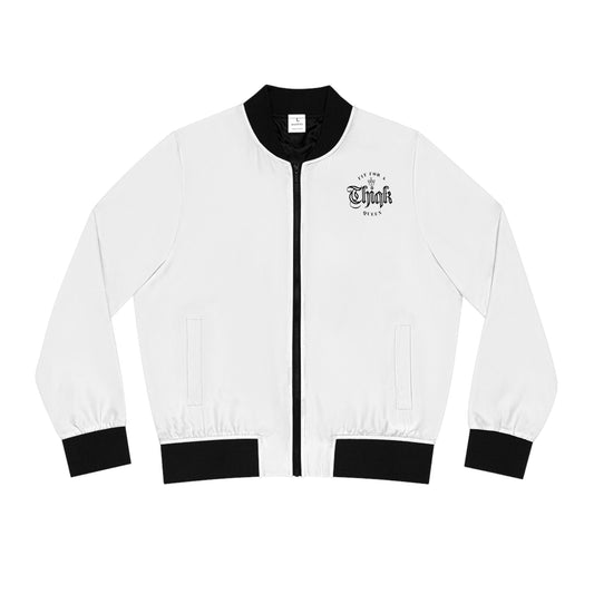 Thiqk's Chic Women's Bomber Jacket - Trendy Street Style Outerwear