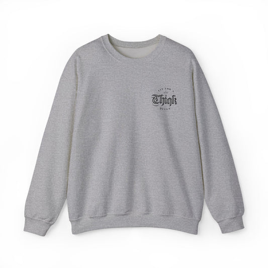 Thiqk Unisex Crewneck Embroidered Sweatshirt - Perfect Gift for Any Occasion